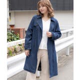 デニムトレンチコート 春 春服[品番：ADEW0000533]｜ad thie