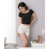 リブインナーペチパンツ 裾メロー ショートパンツゴム | ad thie | 詳細画像15