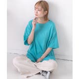 裾 ラウンド Tシャツ | ad thie | 詳細画像56 