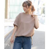 裾 ラウンド Tシャツ | ad thie | 詳細画像78 