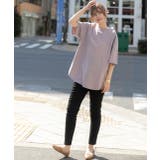 裾 ラウンド Tシャツ | ad thie | 詳細画像81 