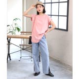 フレンチスリーブ 半袖Tシャツ ラウンド裾 | ad thie | 詳細画像42 