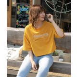 サテンパッチワーク短丈Tシャツ ショート丈 ゆったり | ad thie | 詳細画像14