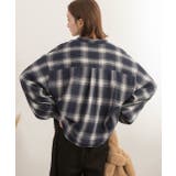 ポケット付き バンドカラーチェックシャツ | ad thie | 詳細画像10 