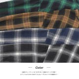 ポケット付き バンドカラーチェックシャツ | ad thie | 詳細画像11 