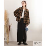 ポケット付き バンドカラーチェックシャツ | ad thie | 詳細画像2 