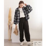 ポケット付き バンドカラーチェックシャツ | ad thie | 詳細画像8 