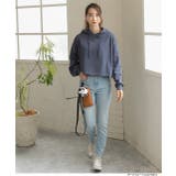 裏毛ショート丈フーディー パーカー トレーナー | ad thie | 詳細画像22 