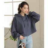 裏毛ショート丈フーディー パーカー トレーナー | ad thie | 詳細画像24 