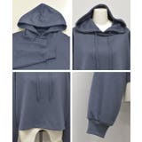 裏毛ショート丈フーディー パーカー トレーナー | ad thie | 詳細画像26 