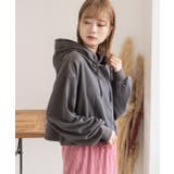 裏毛ショート丈フーディー パーカー トレーナー | ad thie | 詳細画像3 