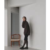 後スリット ニット モックネック | ad thie | 詳細画像13 