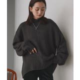 後スリット ニット モックネック | ad thie | 詳細画像17 