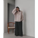 後スリット ニット モックネック | ad thie | 詳細画像18 