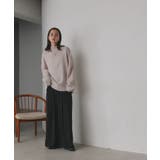 後スリット ニット モックネック | ad thie | 詳細画像19 