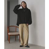 後スリット ニット モックネック | ad thie | 詳細画像2 