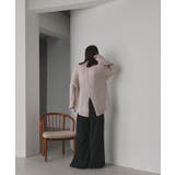 後スリット ニット モックネック | ad thie | 詳細画像20 