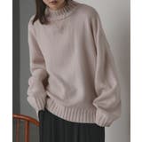 後スリット ニット モックネック | ad thie | 詳細画像21 