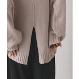 後スリット ニット モックネック | ad thie | 詳細画像23 