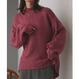 後スリット ニット モックネック | ad thie | 詳細画像33 