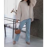 後スリット ニット モックネック | ad thie | 詳細画像37 