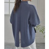 後スリット ニット モックネック | ad thie | 詳細画像41 