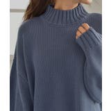 後スリット ニット モックネック | ad thie | 詳細画像42 