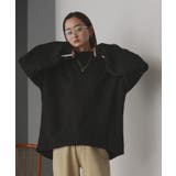 後スリット ニット モックネック | ad thie | 詳細画像5 