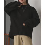 後スリット ニット モックネック | ad thie | 詳細画像9 