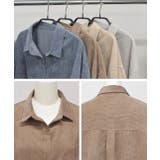 コーデュロイボリュームシャツワンピース | ad thie | 詳細画像10