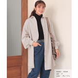 グレージュ | コーデュロイボリュームシャツワンピース | ad thie