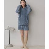 ボアパーカー ショートパンツ ルームウェア | ad thie | 詳細画像21