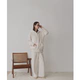 【新色追加！】ボアパーカー ロングパンツ ルームウェア | ad thie | 詳細画像12 