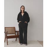 【新色追加！】ボアパーカー ロングパンツ ルームウェア | ad thie | 詳細画像3 