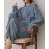 【新色追加！】ボアパーカー ロングパンツ ルームウェア | ad thie | 詳細画像49 