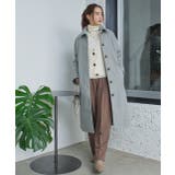 ステンカラーロングコート アウター コート | ad thie | 詳細画像16 