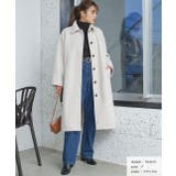 ステンカラーロングコート アウター コート | ad thie | 詳細画像5 
