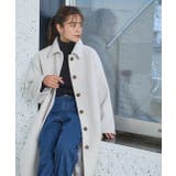 ステンカラーロングコート アウター コート | ad thie | 詳細画像6 