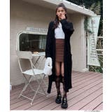 ニットカーディガン パッチポケッ トロング リブ スリット | ad thie | 詳細画像13 