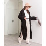 ニットカーディガン パッチポケッ トロング リブ スリット | ad thie | 詳細画像23 