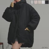 ad thie（アドティエ） | モンスターパーカー モッズコート アウター 中綿 裾アジャスト 後ろ下がり フード ポケット エコダウン レディース