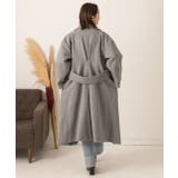 ビッグシルエット ロングチェスターコート | ad thie | 詳細画像5 