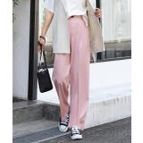 ストレートパンツ センタープレス タック カラー ポケット 後ろゴム | ad thie | 詳細画像25