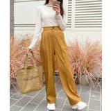 ストレートパンツ センタープレス タック カラー ポケット 後ろゴム | ad thie | 詳細画像33