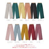 ストレートパンツ センタープレス タック カラー ポケット 後ろゴム | ad thie | 詳細画像38