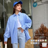 新色追加 春色シャツ ストライプ | ad thie | 詳細画像1