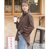 ピーチ起毛 ビックカラーシャツ | ad thie | 詳細画像13 