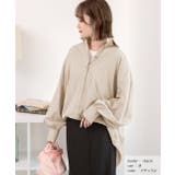 ピーチ起毛 ビックカラーシャツ | ad thie | 詳細画像7 