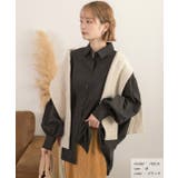 ブラック | ピーチ起毛 ビックカラーシャツ | ad thie