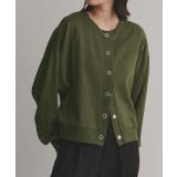 2WAYトップス 裏毛 前後リバーシブル スナップボタン クルーネック | ad thie | 詳細画像20